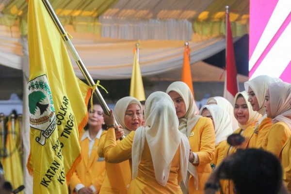 Ikatan Istri Partai Golkar se-Sumut Dilantik, Ini Programnya