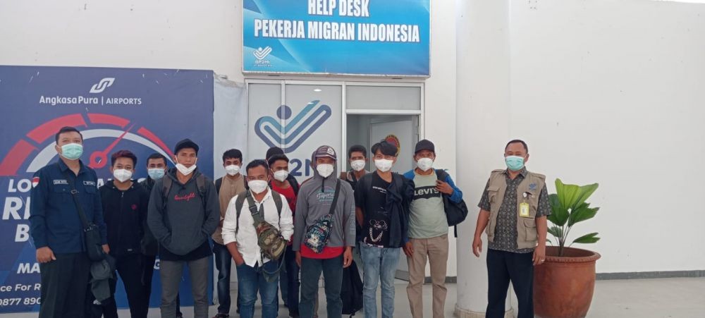 13 Calon TKI Ilegal Asal Lombok Timur Dipulangkan dari Bintan Kepri 