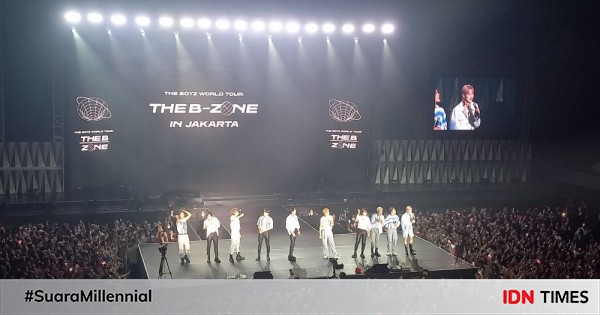 10 Potret Konser World Tour THE BOYZ Di Jakarta, Super Seru!