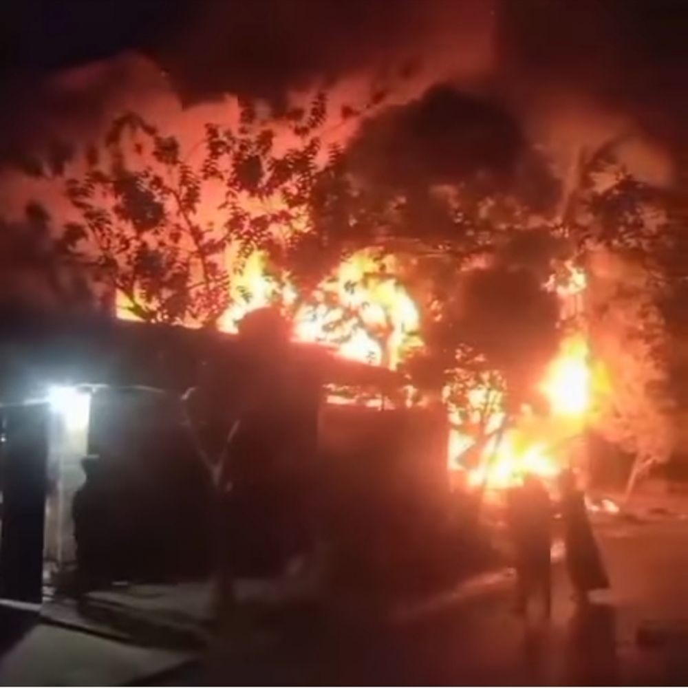 Kebakaran di Tanjung Enim, 1 Orang Terpanggang Saat Tidur