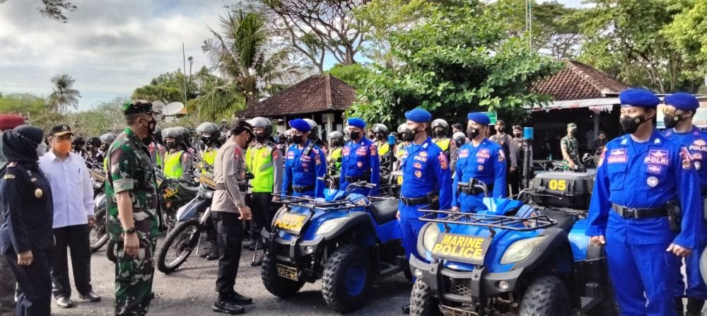 Ribuan Personel Polda Bali  Amankan Pertemuan Menkeu di Nusa Dua 