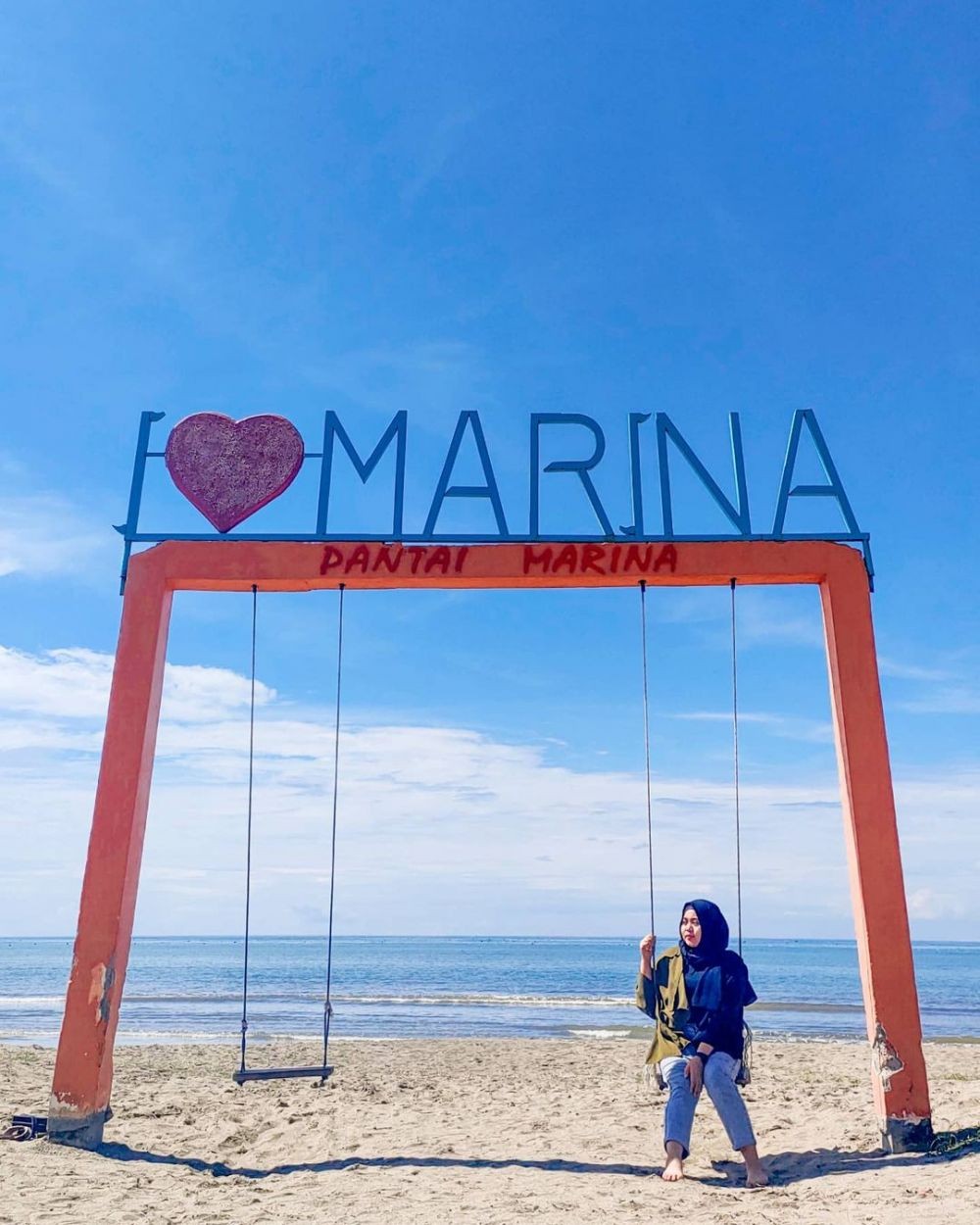 Pantai Marina Bantaeng yang Indah dan Unik, Ada Rumah Kurcaci