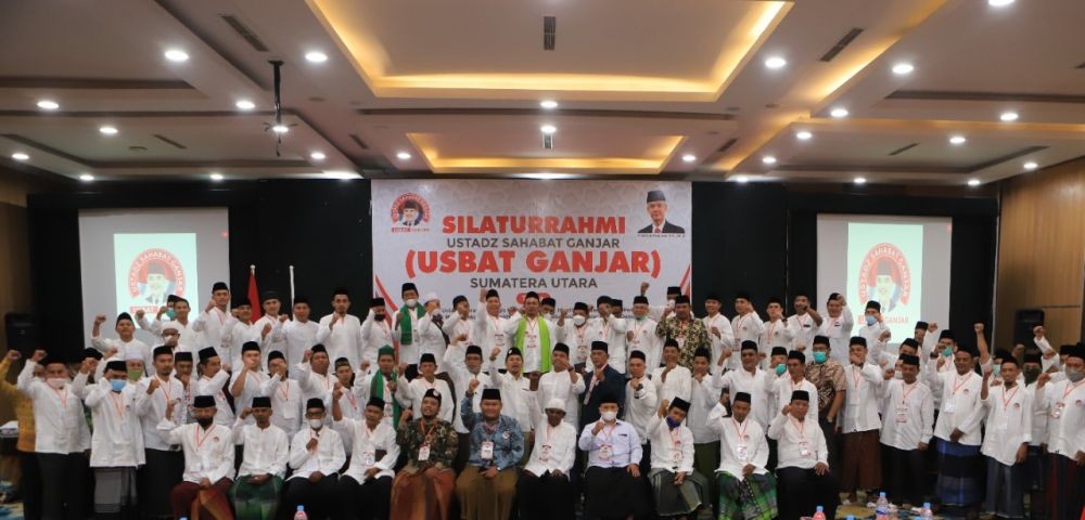 100 Ustaz di Sumut Kumpul Doakan Ganjar untuk Maju Pilpres 2024 