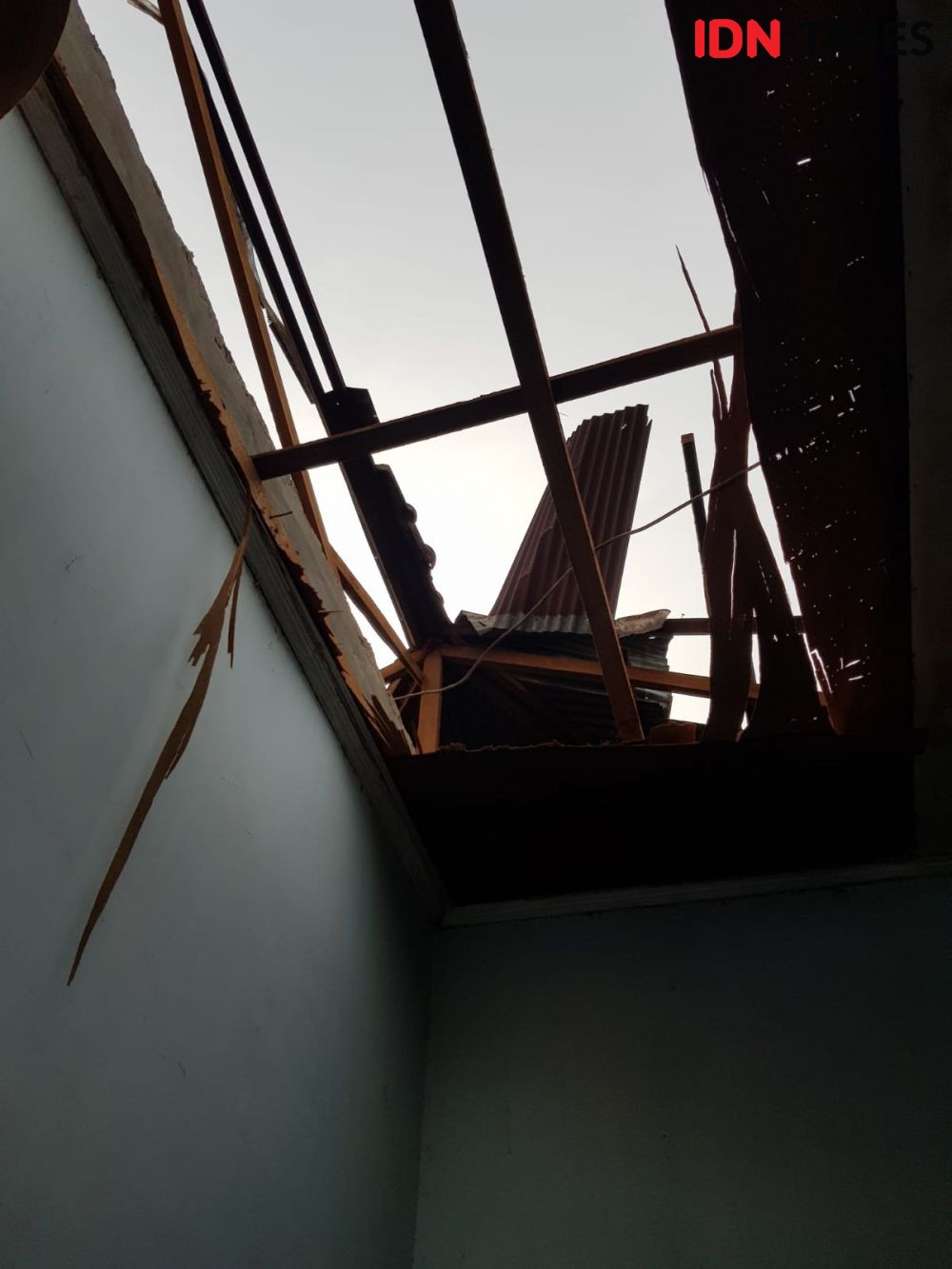 Puluhan Rumah di Kota Binjai Rusak Diterpa Puting Beliung