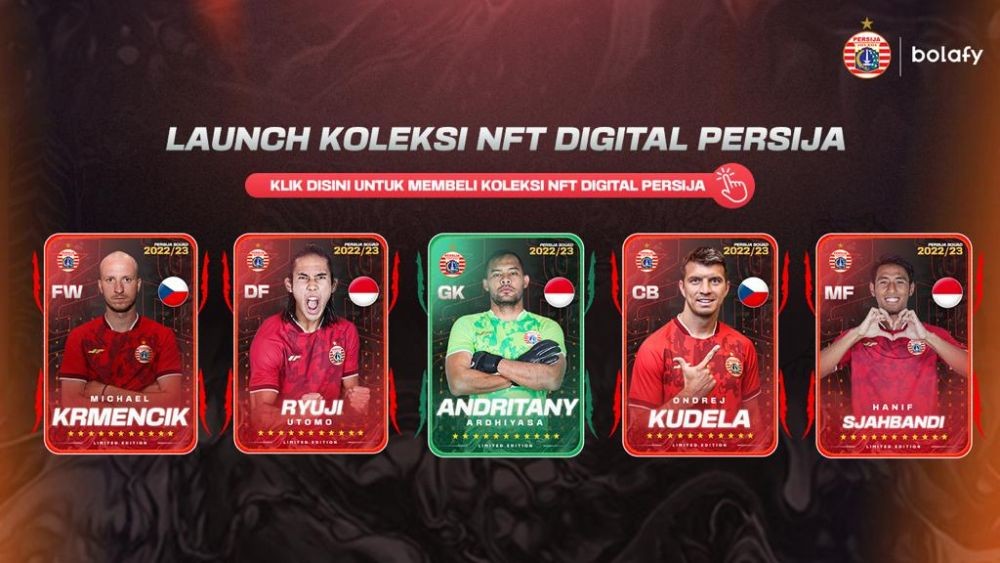 Koleksi NFT Persija Jakarta / Dokumentasi Persija