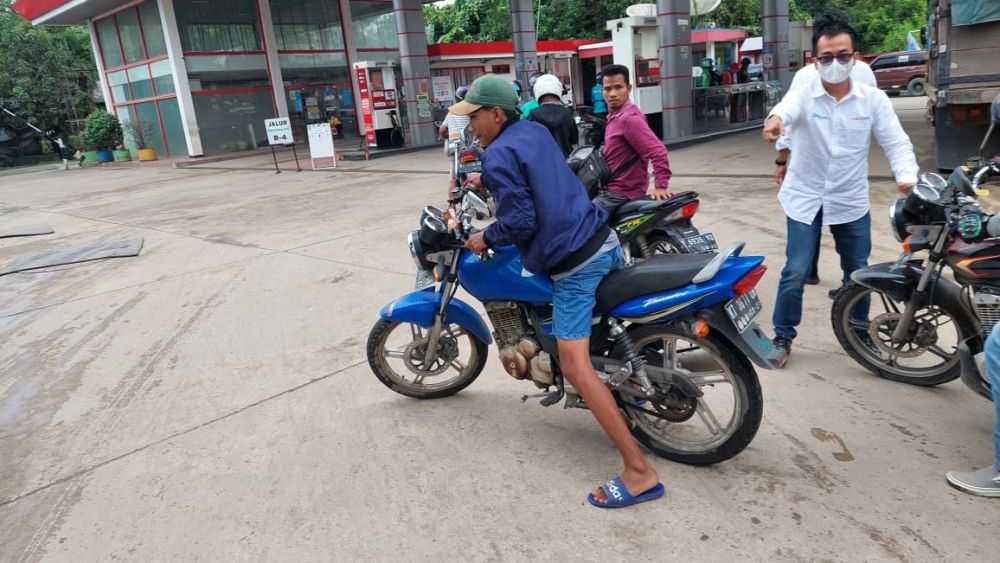 Sidak SPBU di Samarinda, Polisi Amankan Enam Motor Modifikasi