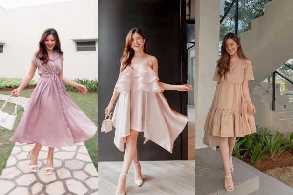 10 Inspirasi Outfit Dress ala Elika Boen, Bikin Tampilanmu Lebih Manis