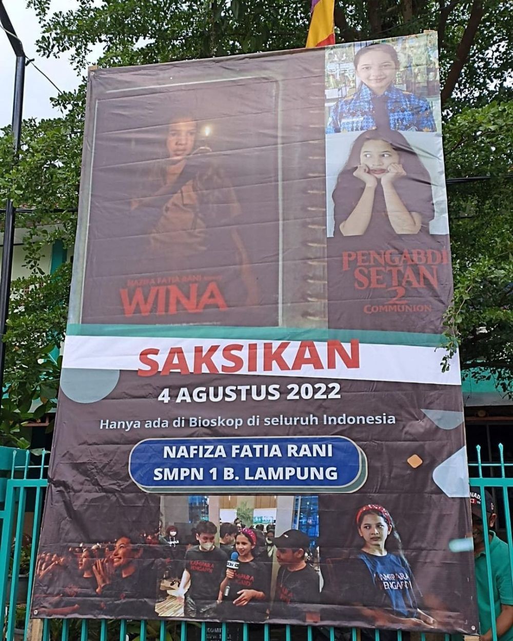 Kisah Nafiza, Siswi Lampung Main Peran Wina Film Pengabdian Setan 2