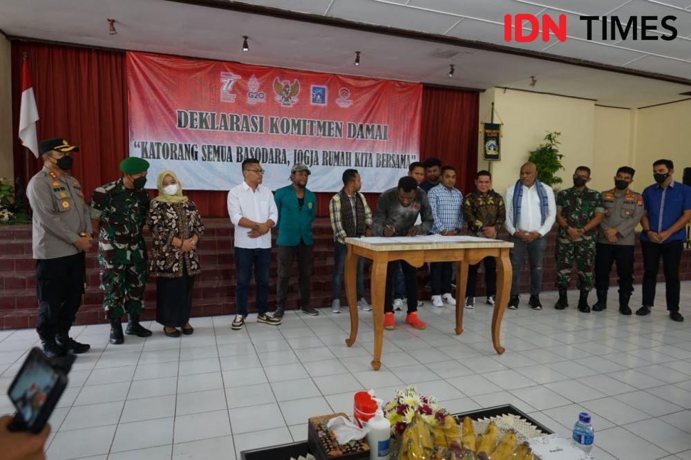 Pasca Kerusuhan Babarsari, 3 Kelompok Ikrar Damai dan Minta Maaf   