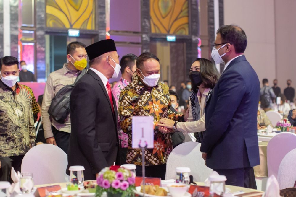 Delegasi Y20 Mengesahkan Communique di Gedung Konferensi Asia
Afrika