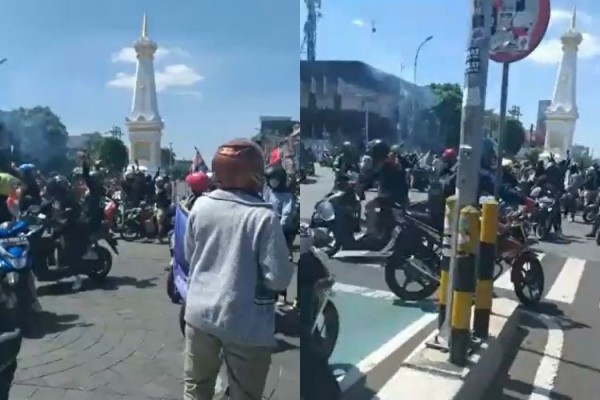 Kelompok Diduga Suporter Bola Terlibat Ricuh di Yogyakarta