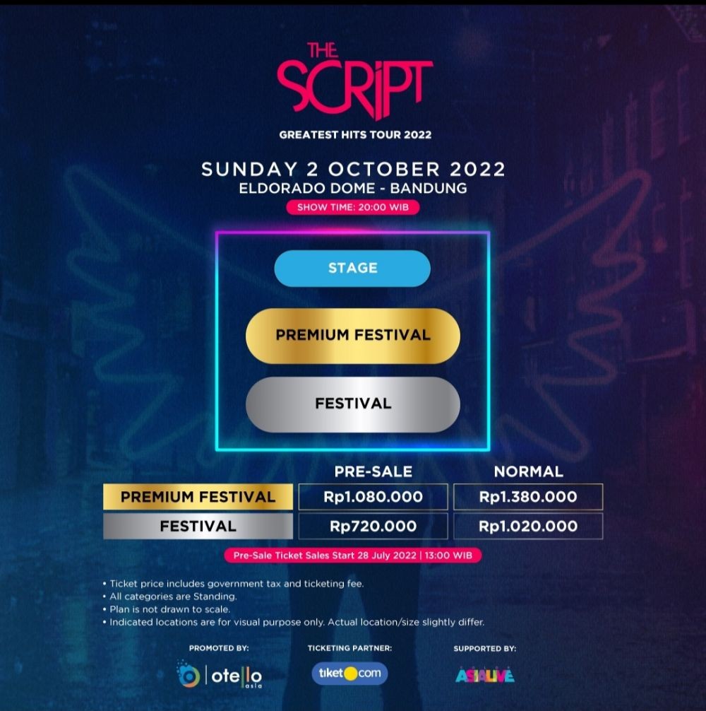 The Script Bakal Manggung di Bandung, Tiket Bisa Dibeli Mulai Besok