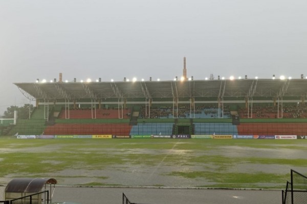 Hujan Deras hingga Lapangan Tergenang, PSDS Versus Karo United Ditunda