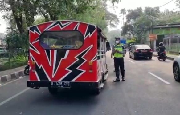 Polisi Razia Odong-odong di Tangerang