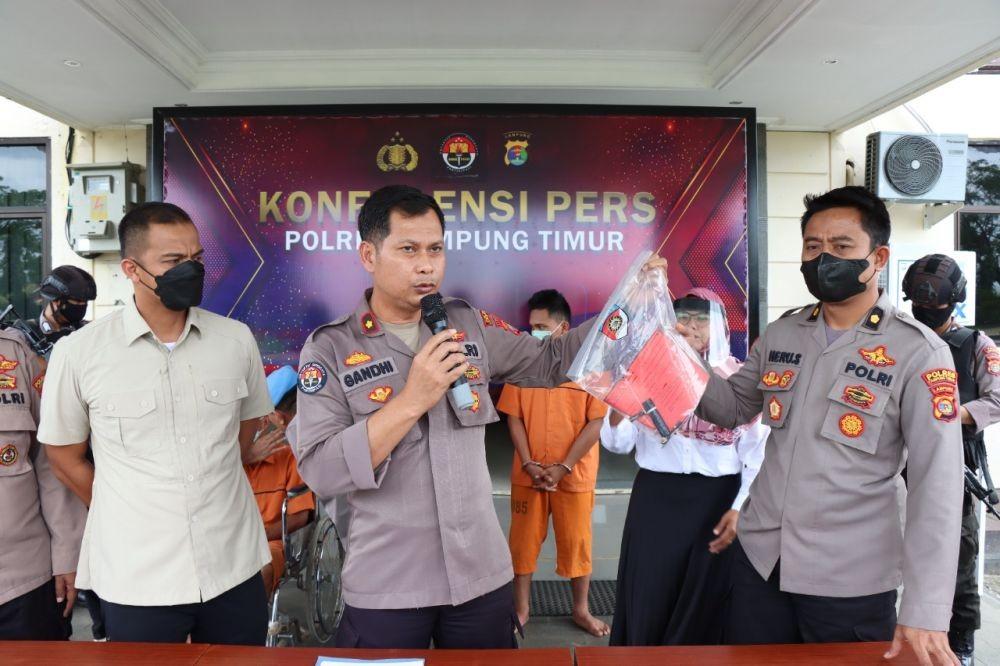 Polisi Bekuk 3 Pelaku Curanmor Spesialis Kunci T di Lampung Timur