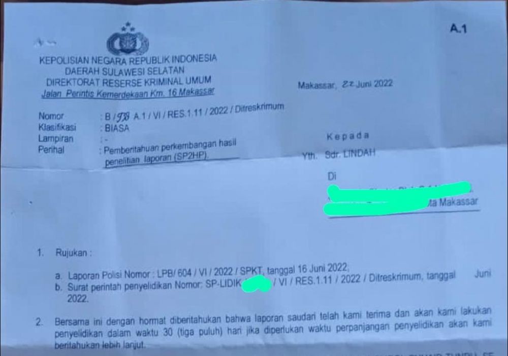 Polisi Selidiki Laporan Warga Makassar Tertipu Setoran Haji Rp800 Juta