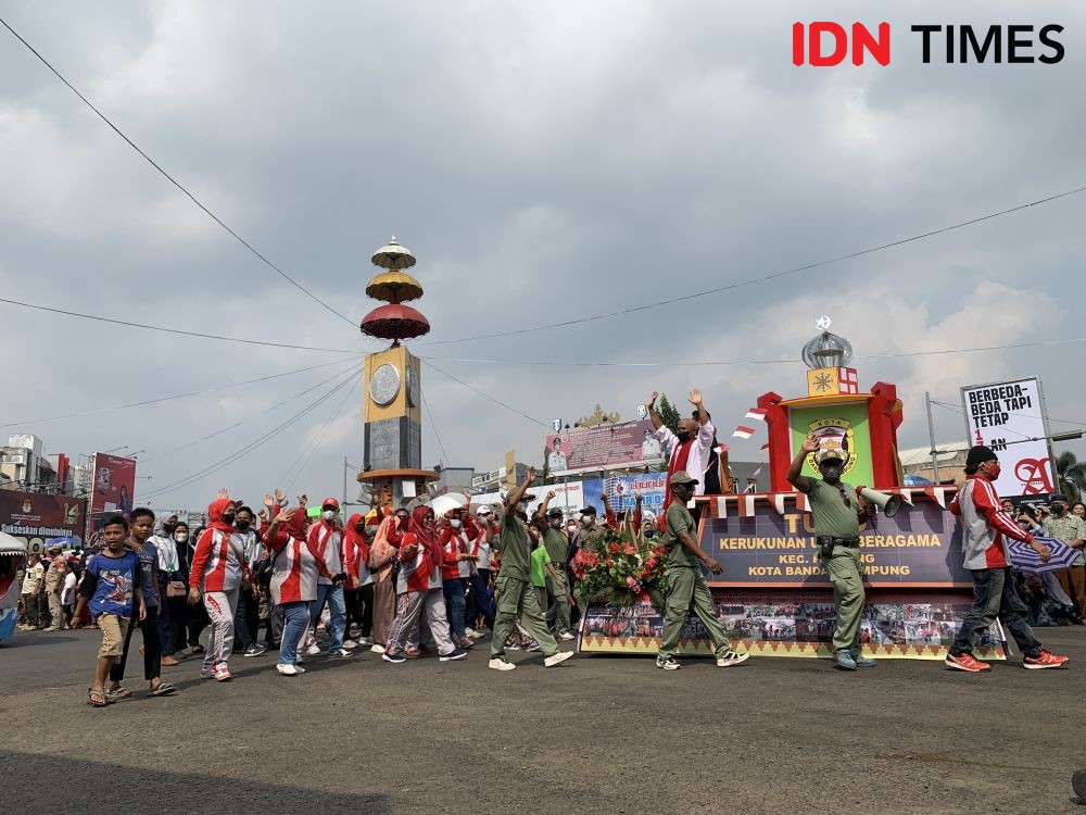 Potret Pemenang Festival Mobil Hias Kota Bandar Lampung 2022, Kece!