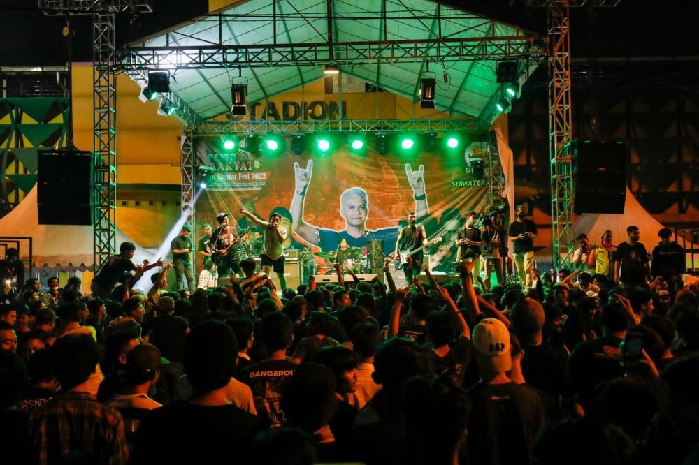 Senam hingga Konser, Cara Relawan Millennial Gaungkan Ganjar di Sumut