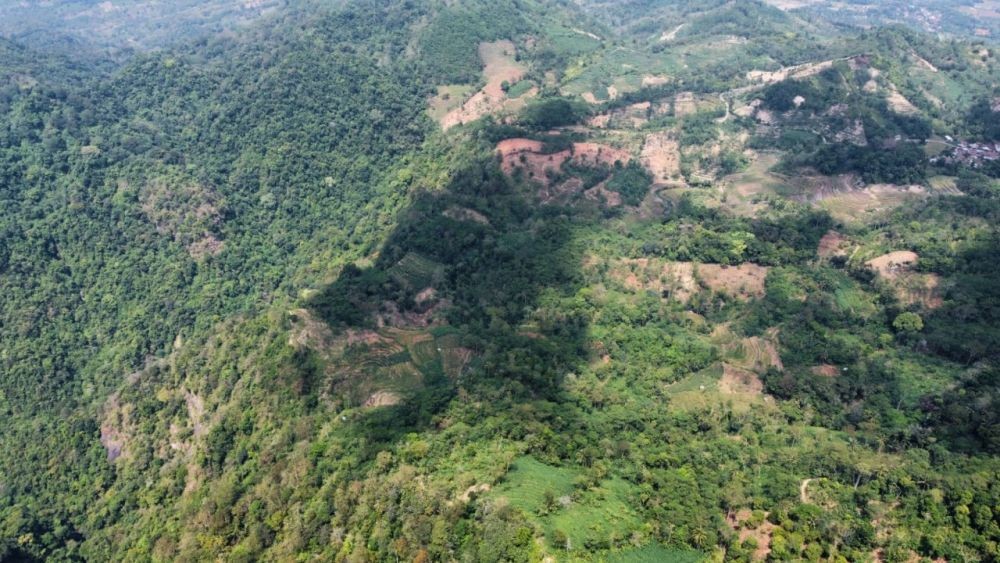 Lacak Titik Rawan Kebakaran, Petugas Pakai Drone di Cagar Alam Celering