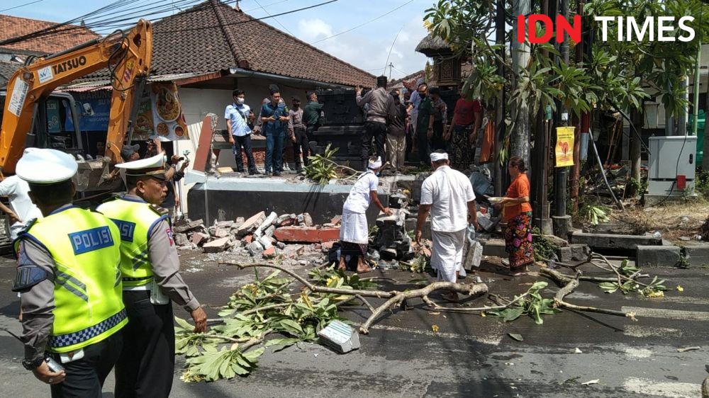 Warga Nusa Dua Bali Mengamuk, Sanggah Keluarga Dibongkar untuk KTT G20