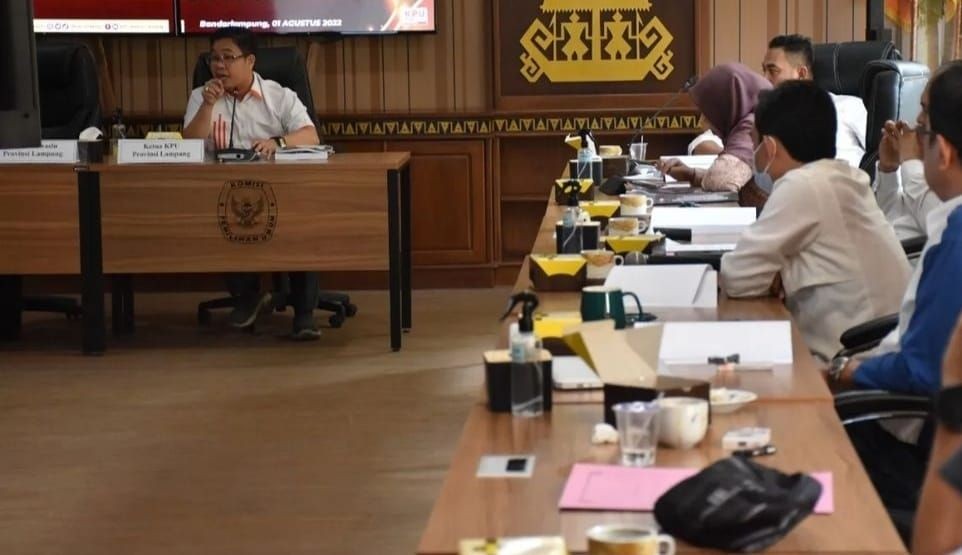 Pendaftaran Parpol Pemilu 2024, KPU-Bawaslu Lampung Bedah PKPU 4/2022