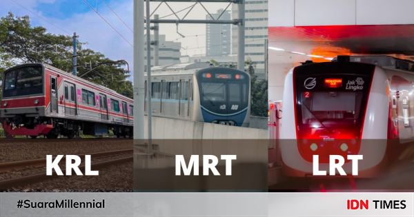 Apa Bedanya KRL, MRT, Dan LRT? Ini Yang Harus Kamu Pahami!