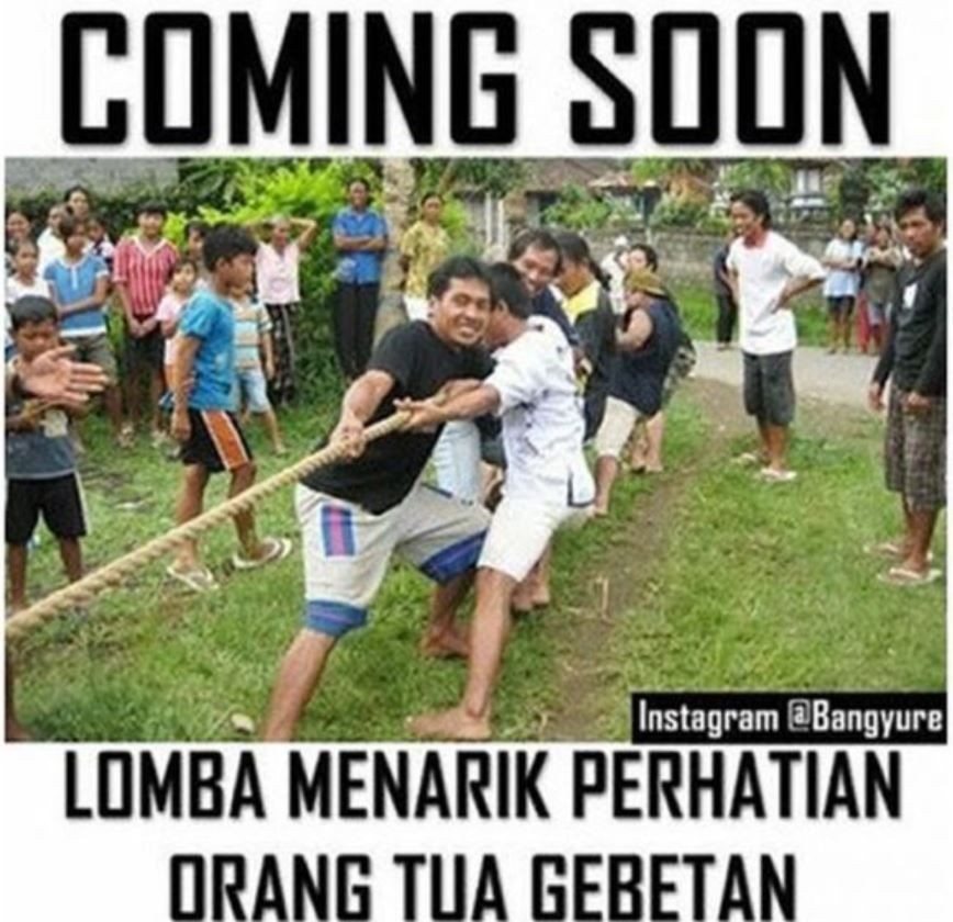 6 Jokes Lomba Tarik Tambang Ini Viral Jadi Meme Bikin