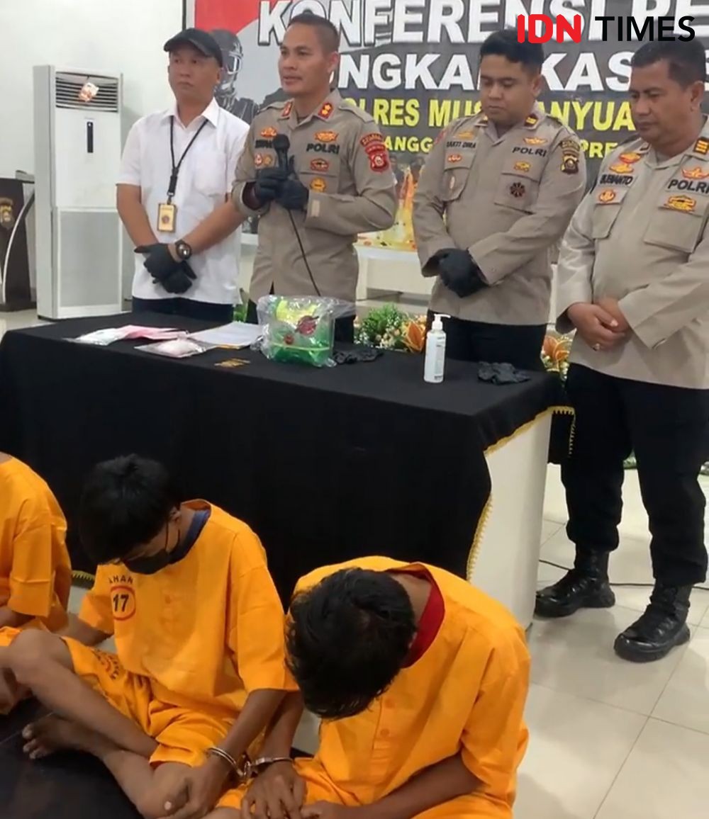 Kurir di Muba Diupah Puluhan Juta Antarkan Sabu 1 Kilo