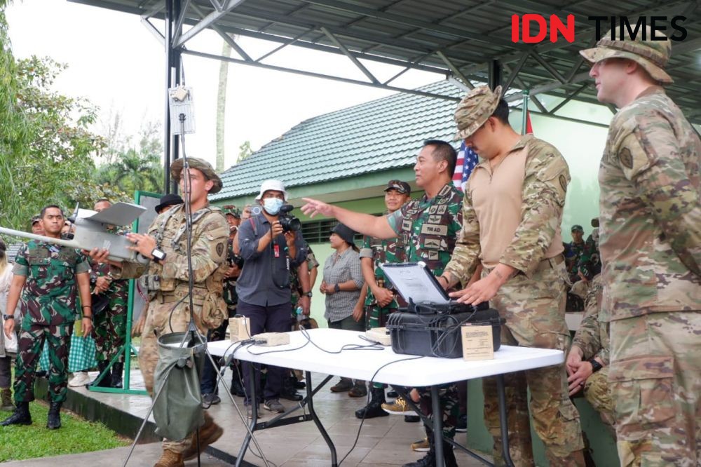 Pasukan TNI dan AS Pergunakan Senjata Canggih pada Garuda Shield 2022