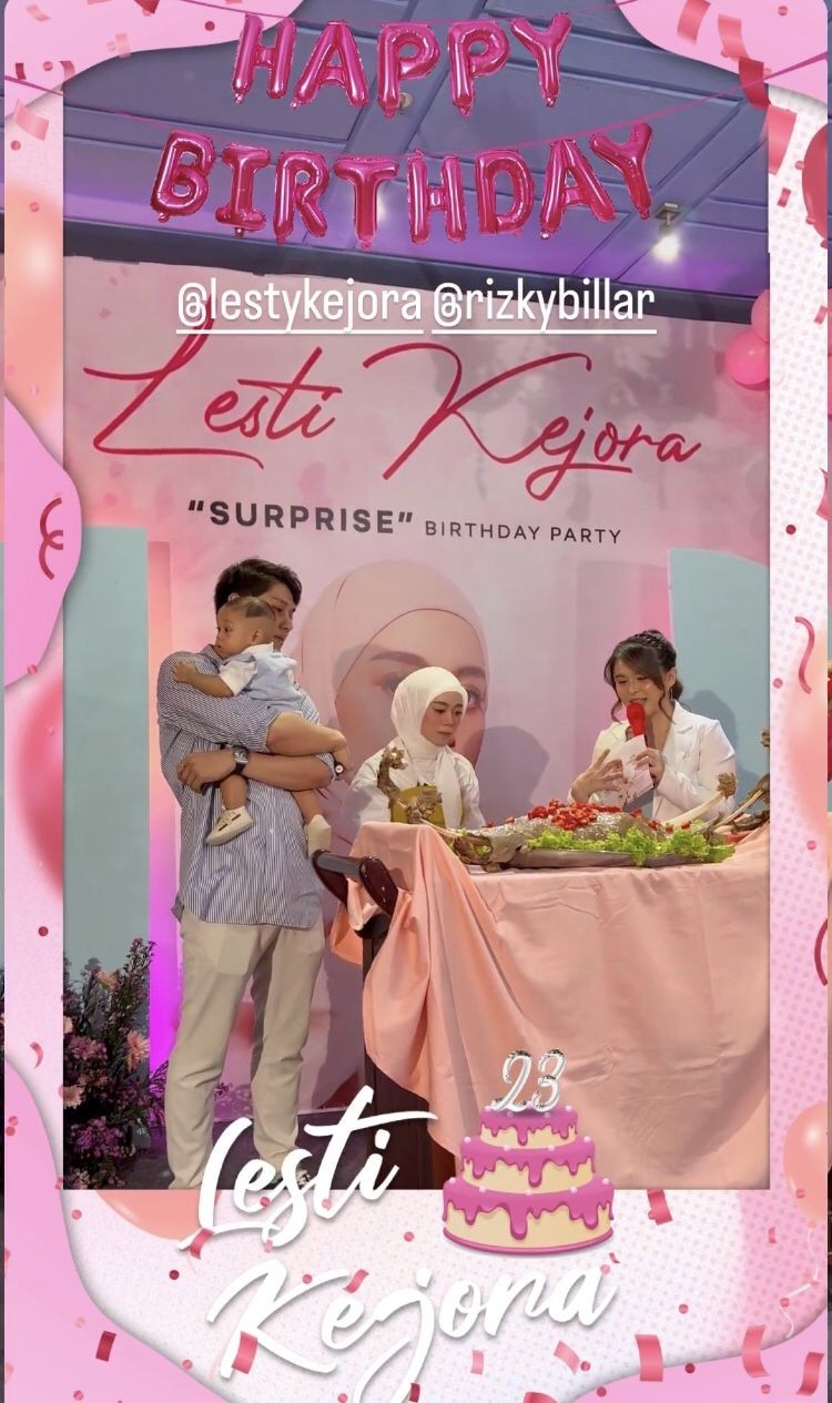 11 Momen Surprise Ulang Tahun Lesti Kejora dari Rizky Billar