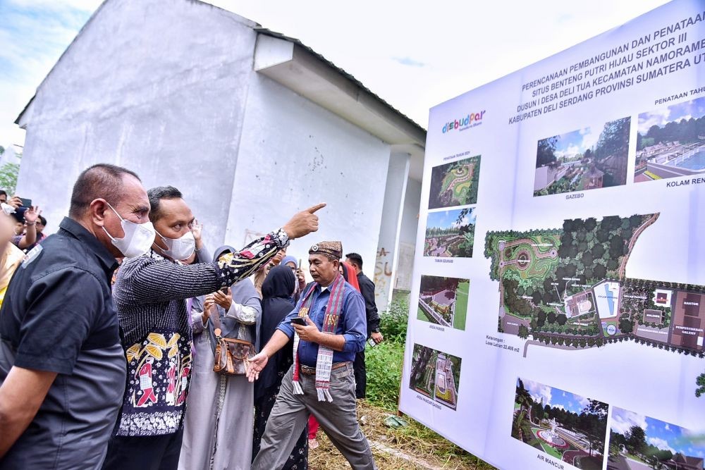 Pembangunan Situs Benteng Putri Hijau, Edy: Jangan Sampai Hilang