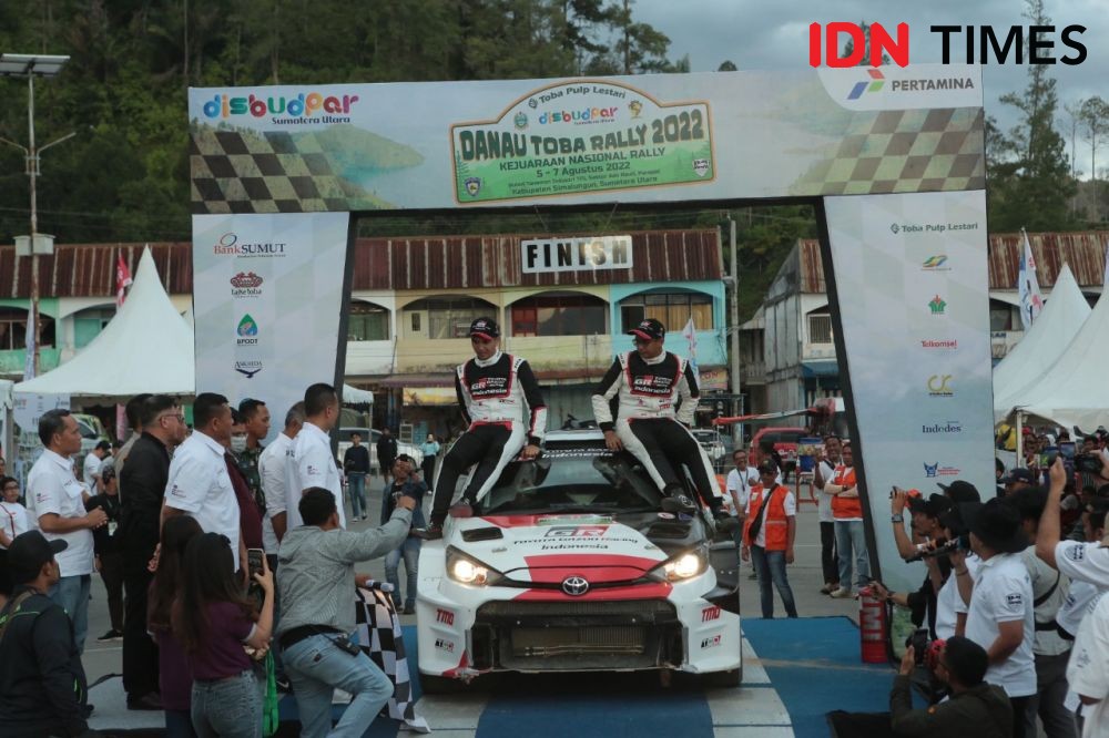 Danau Toba Rally, Pereli Berhasil Taklukkan Rute TPL Sektor Aek Nauli