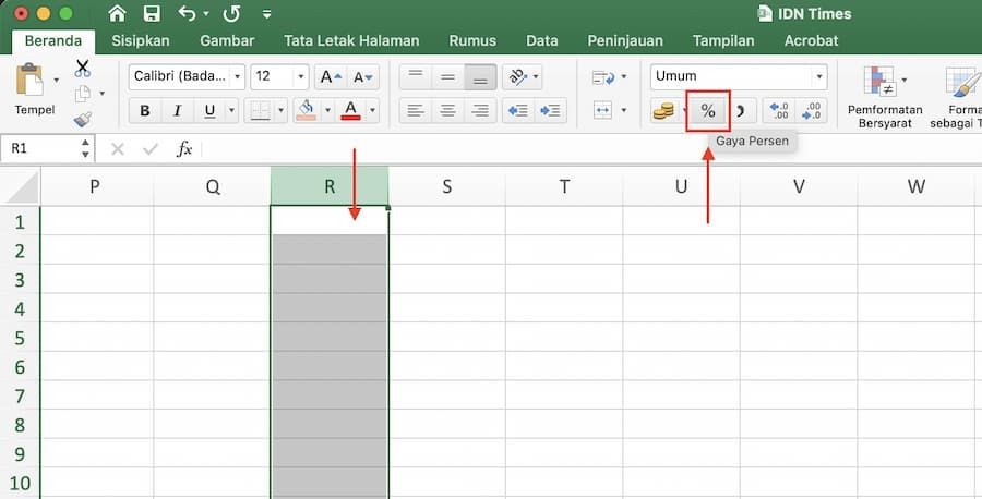 Cara Menghitung Persentase Di Excel - Poker Pelangi Lounge