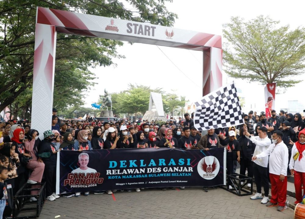 Relawan Jaringan Desa untuk Ganjar Lebarkan Sayap ke Makassar