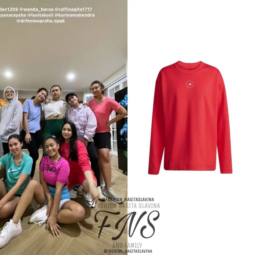 Harga Baju Olahraga Nagita Jaket Rp34 Juta Buat Main Tenis