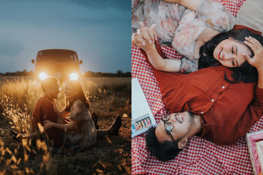 10 Referensi Konsep Foto Prewedding Outdoor, Semua Indah!