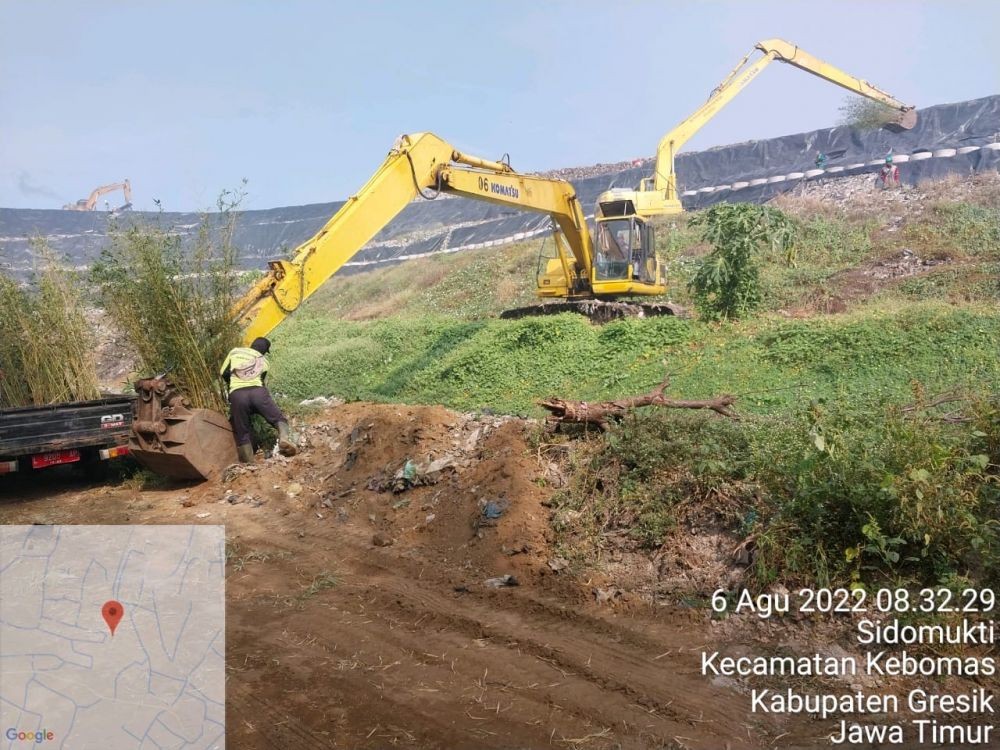 Biar GBT Gak Bau Sampah, TPA Benowo Ditutup Geomembran  