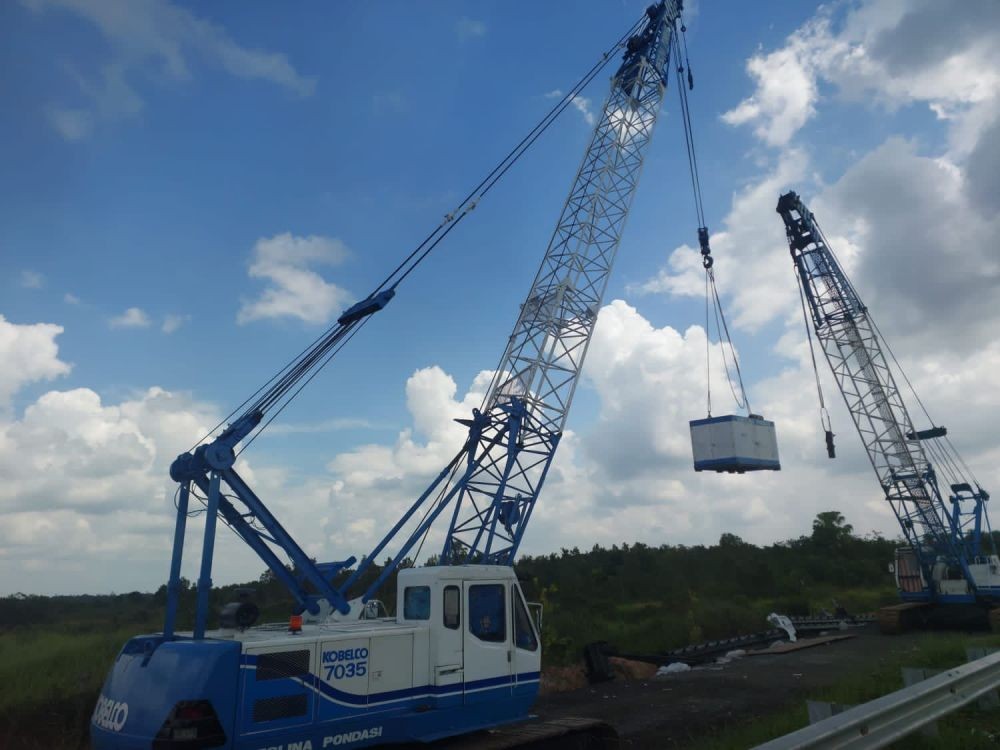 Perkuat Jembatan Sodong, Tol Sumatera KM 252+600-KM 254+200 Dialihkan