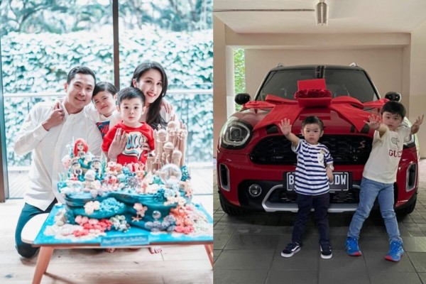 10 Potret Sederhana Perayaan Ultah Sandra Dewi, Suami Belikan Mobil