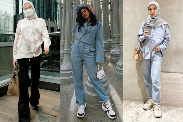 9 Inspirasi Outfit ke Kantor ala Artis, Nina Zatulini Bergaya Kasual!