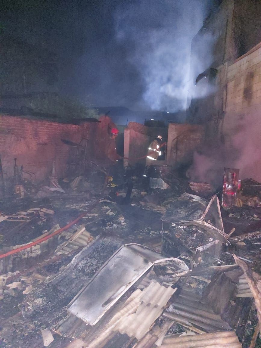 Bengkel Motor di Tangerang Terbakar, Satu Penghuninya Tewas