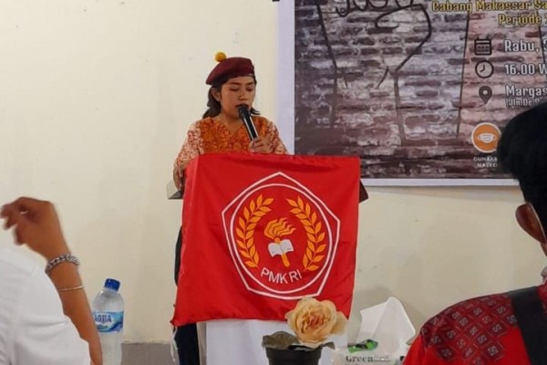Yustin Parera Mahasiswa FISIP Unhas Terpilih Jadi Ketua PMKRI Makassar