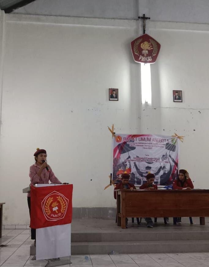 Yustin Parera Mahasiswa FISIP Unhas Terpilih Jadi Ketua PMKRI Makassar