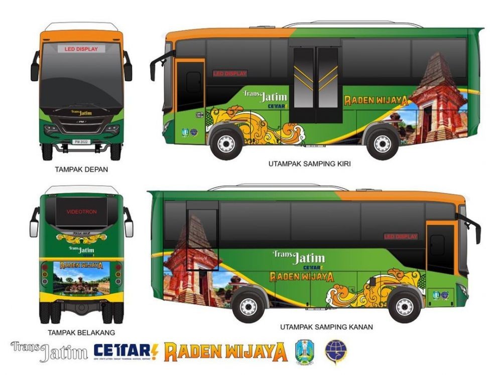 Bus Trans Jatim Diluncurkan 19 Agustus, Ini Halte-haltenya!
