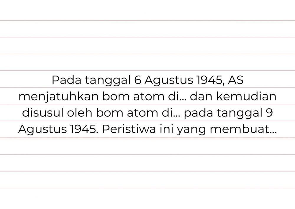 [QUIZ] Lengkapi Kalimat di Kuis Ini dan Kami akan Tebak Seberapa Nasionalis Kamu