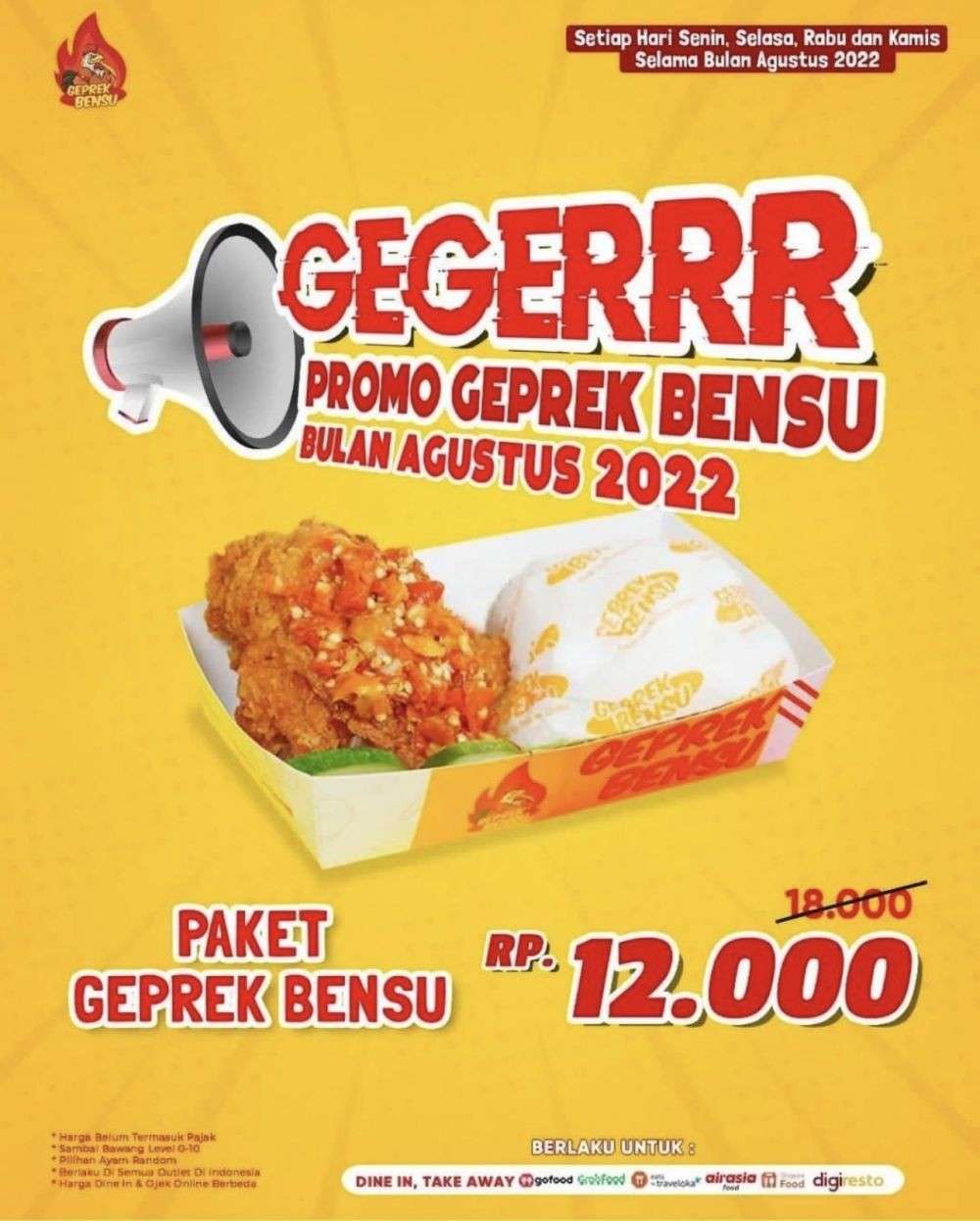 10 Promo Makanan Spesial Hari Kemerdekaan 17 Agustus 2022