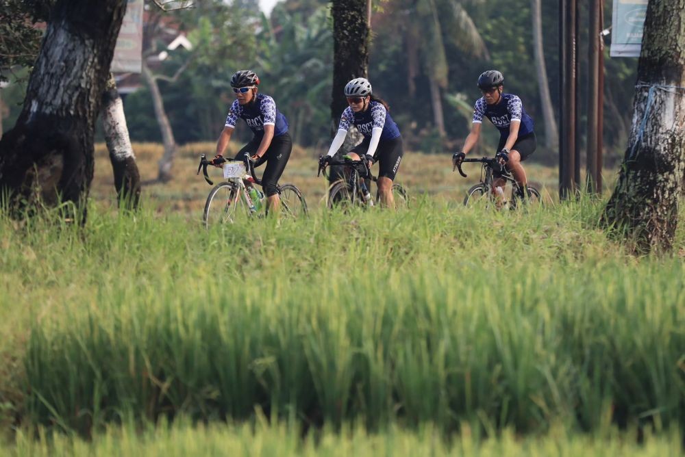 Ratusan Pesepeda Gowes ke Purwokerto untuk Kenang Tokoh Polisi Bambang Soeprapto