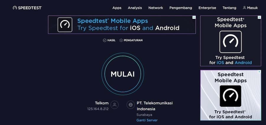 4 Cara Test Speed IndiHome, Bisa Pakai Speedtest.net