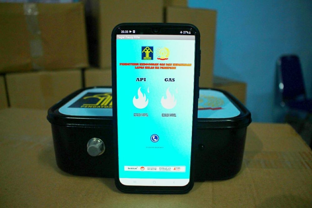 Petugas Lapas Parepare Bikin Pendeteksi Kebakaran Berbasis Android