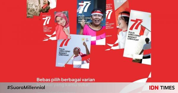 Link Twibbon Resmi HUT Ke-77 RI Kemensetneg